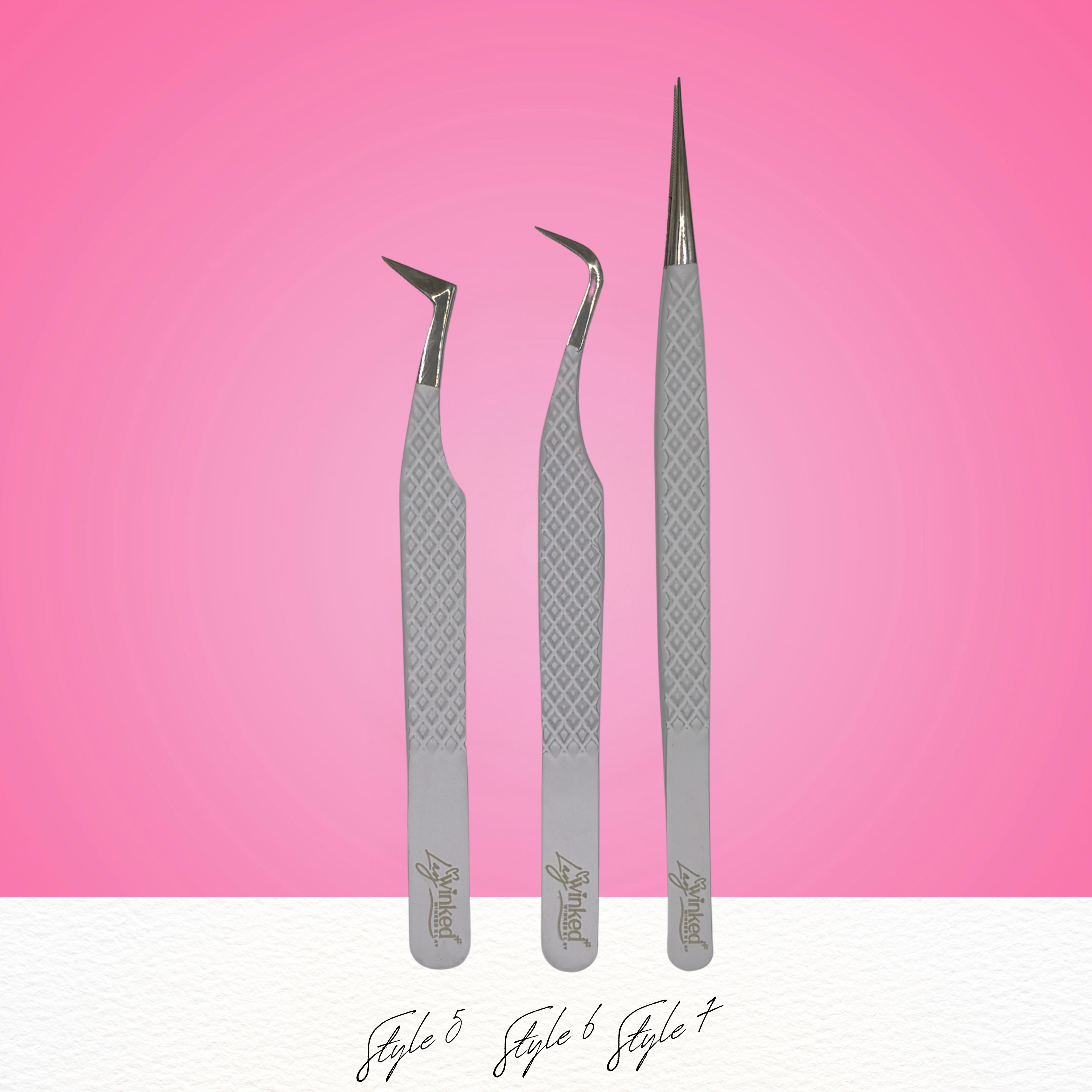 Grip and Wink Lash Tweezers